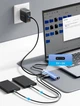 Хаб USB 3.0 -> 3xUSB 3.0/RJ45/USB-C Hub Blue Aluminum Alloy 5-in-1 Vention - зображення 7