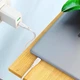 Кабель HOCO X93 Type-C to Type-C 100W, 2m, TPE, TPE connectors, White (6931474790729) - зображення 6