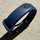 Ремінець силіконовий MRK 3D темно-синій для фітнес браслета Xiaomi Mi Band 5/6 з металевою кнопкою 3D темно-синій (mrk3713) - зображення 2