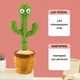 Кактус повторюшка с подсветкой танцующий поющий кактус 120 песен Dancing Cactus - изображение 7