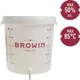 Ємність для бродіння 30 л з кришкою краном та гідрозатвором Browin - зображення 3