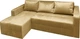 Диван раскладной угловой Smart Felice левый 2300х1550 мм еврокнижка Lili 06 бежевый (44910102-01) - изображение 1