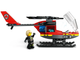 Дитячий конструктор LEGO City Пожежний рятувальний вертоліт 85 шт. деталей (60411) - зображення 5