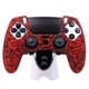 Силиконовый чехол для геймпада PS5 Dualsense Edge (принт пейсли RED) - изображение 2
