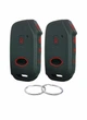 Силиконовый резиновый брелок, совместимый с Kia Forte K Amazon X003185OFF черный - изображение 1