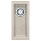 Кухонная мойка гранит BLANCO SUBLINE 160-U песочный (513395) + сливной гарнитур (234486) - изображение 1
