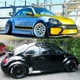 Накладки на арки Фендера Volkswagen Beetle ABS пластик универсальные черный - изображение 14