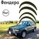 Накладки на арки Фендера Subaru Forester ABS пластик универсальные черный - изображение 1