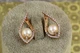 Сережки Xuping Jewelry дужки з перлиною 2,3 см золотисті - зображення 1