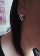 Серьги Xuping Jewelry три снежинки 2,4 см золотистые - изображение 3
