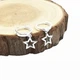 Сережки конго Fashion Jewerly ЗВЕЗДОЧКИ корейский стиль kpop y2k серебристые (SVS) - изображение 4