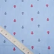 Ткань поплин, хлопок, натуральная ткань якір блакитна м.п. - изображение 4
