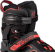 Rolki Nils Extreme Czarno-Czerwone M 35-38 (5907695535235) - obraz 8