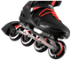 Rolki Nils Extreme Czarne 45 (5907695520040) - obraz 4