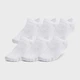 Набір чоловічих шкарпеток високих Under Armour Essential No Show 6pk 1382611-100 SM 6 шт Білий (196885583674) - зображення 1