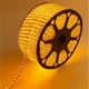 Світлодіодна стрічка SMD 5050, 80м, 60 LED на метр, 220V, статичний режим, IP44, Жовтий - зображення 7