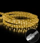 Вулична гірлянда дюралайт, 10м, 600 LED, квадратний, від мережі 220V, статичний режим, 3-жильний провід, IP68, Теплий белий - зображення 1
