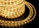 Вулична гірлянда дюралайт, 10м, 600 LED, квадратний, від мережі 220V, статичний режим, 3-жильний провід, IP68, Теплий белий - зображення 5