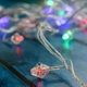 Світлодіодна гірлянда "Брильянти", 5м, 20 LED, режим мерехтіння, 220V, прозорий провід, Мультиколор - зображення 5