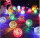 Светодиодная гирлянда "Диско шары", 3м, 10 LED, 220V, статический режим, прозрачный провод, Мультиколор - изображение 5