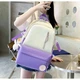 Рюкзак 4 в 1 школьный для девочки G-Bag (набор: рюкзак, шоппер, пенал, сумочка), фиолетовый - изображение 4