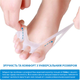Силіконовий коректор-роздільник для пальців ніг Clefers ToeSep 35- Лікування кісточки (500448) 1 пара - зображення 5