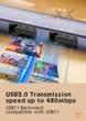 USB HUB (ЮСБ ХАБ) розгалужувач концентратор 4 USB порти з кабелем USB-C 120мм. Ldnio Grey - зображення 9