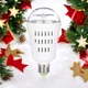 LED лампа проектор + 4 картриджа "Новогодние фигуры", E27, 220V, IP44, Мультиколор - изображение 3