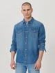 Рубашка джинсовая мужская Wrangler W5MSLW922 3XL Голубая (8682344521018) - изображение 1