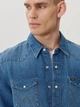 Рубашка джинсовая мужская Wrangler W5MSLW922 3XL Голубая (8682344521018) - изображение 4