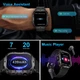 Смарт годинник Smart Expert Nano Steel 2 ремінці нано рубер чорний (278946) - зображення 2