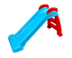 Детская горка для катания Technok Toys, матовая поверхность, ступеньки. Blue and red (109305) - изображение 1