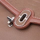 Женская кожаная сумка Vintage коричневая 24,5x15x7,5 см с фактурным клапаном 60850 - изображение 9