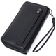 Чоловічий шкіряний клатч для карток купюр та документів ST Leather bg226fash84 Чорний - зображення 10
