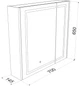 Зеркальный шкаф NAUTILUS Prime 2 700 Mc-S - изображение 2