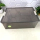 Великий контейнер із кришкою для зберігання 11.7 л Какао Smart Box Practice Алеана - зображення 1