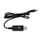 Кабель для роутера від повербанка з перетворювачем на 9V, USB-DC 2.1x5.5mm - зображення 1