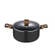 Кастрюля с крышкой Bergner Earth black BG-32037-BK 28 см 6 л черная - изображение 2