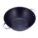 Казан Kamille KM-4807MR Wok чавунний 4,5 L з кришкою для плову з антипригарним покриттям для індукції і газу чорний (33-84-4807MR) - зображення 5