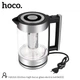 Электрочайник HOCO Kitchen high boron glass electric kettle HA01A |1.8L| - изображение 4