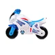 Толокар Мотоцикл Technok Toys, ручка на корпусе, широкие колеса. White and blue (68362) - изображение 1