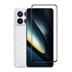 Защитное стекло Fiji Premium для Poco F6 Pro полная проклейка Anti-Static черный - изображение 1