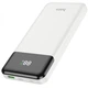 Power bank Hoco J102 10000 mAh с быстрой зарядкой и дисплеем повербанк White - изображение 3