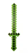 Меч Майнкрафт Minecraft алмазный со светом и звуком Зеленый - изображение 1
