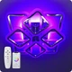 Люстра светодиодная 517 Dlight 3color с пультом 110Вт Хром (01717) - изображение 6