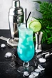 Набор из 4 бокалов для коктейлей 440 мл Libbey Blue Hawaii (828016) - изображение 4