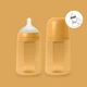 Бутылочка для кормления Suavinex Colour Essence силиконовая, медленный поток, 240 мл, мустард (308069) - изображение 4