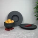 Столовый сервиз Villeroy & Boch Manufacture Rock 6 предметов 2 персоны черный (1042398950) - изображение 1