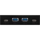 USB-хаб Frime USB 3.1 2 x type A & 2 x type C VL820 Black (ECF-FP2xTA&2xTC.32) - зображення 1