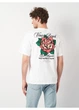 Футболка H&M S Белый 0967955_роз_05 - изображение 3